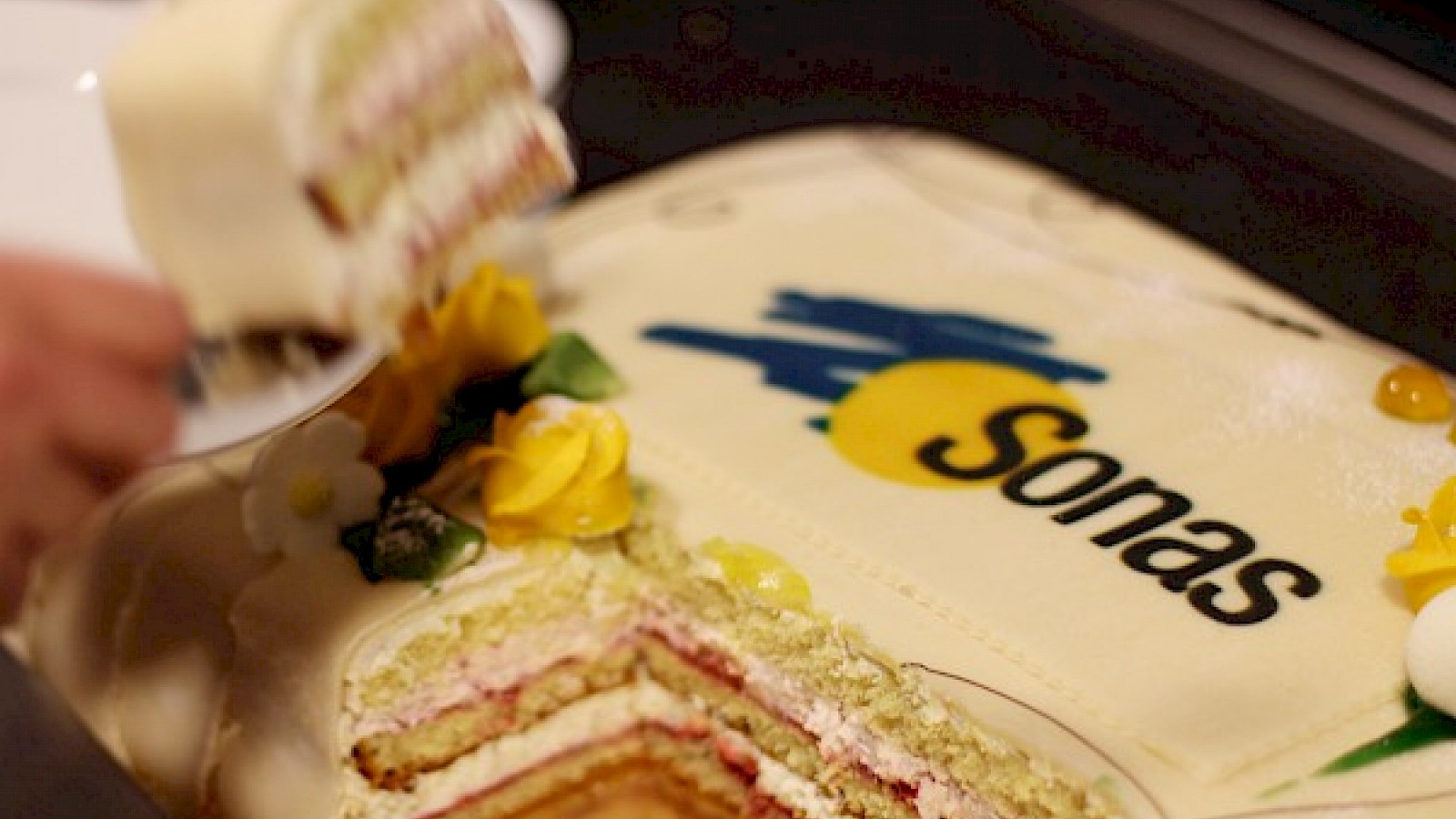 En egen Sonas kake ble laget for anledningen