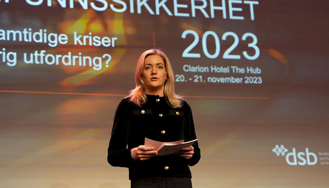 Emilie Enger Mehl Justis- og beredskapsminister, Foto: Anita Andersen, DSBCC BY-ND 2.0 DEED